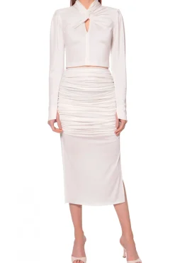 Kobieta AGGI Komplety>Bluzka Dalia White Pearl