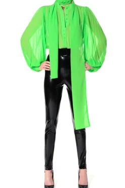 Kobieta AGGI Bluzki Koszule>Bluzka Linda Green Flash