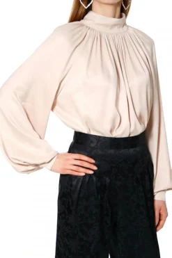 Kobieta AGGI Bluzki Koszule>Bluzka Maurycja Pearled Ivory