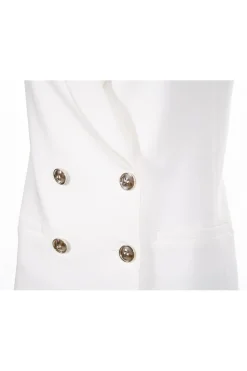 Kobieta AGGI Marynarki>Kamizelka Olga Bialy Mleczny