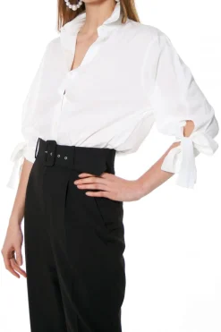 Kobieta AGGI Bluzki Koszule>Koszula Liceria Bialy Mleczny