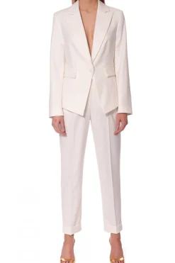 Kobieta AGGI Garnitury>Marynarka Angela Aesthetic White