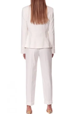 Kobieta AGGI Garnitury>Marynarka Angela Aesthetic White