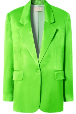 Kobieta AGGI Garnitury>Marynarka Bellamy Satin Green Flash