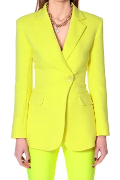 Kobieta AGGI Garnitury>Marynarka Isabella Laser Yellow