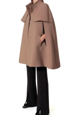 Kobieta AGGI Płaszcze>Peleryna Donna Natural