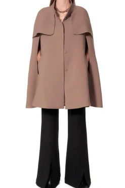 Kobieta AGGI Płaszcze>Peleryna Donna Natural