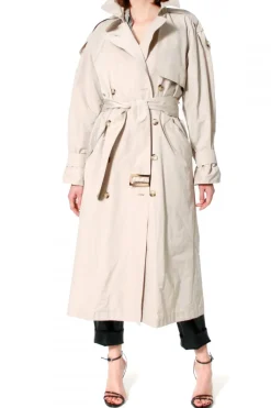 Kobieta AGGI Płaszcze>Plaszcz Celine Bezowy