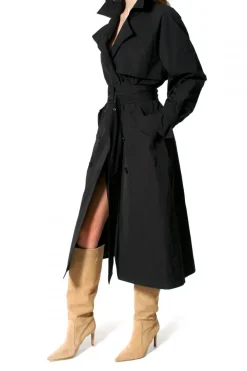 Kobieta AGGI Płaszcze>Plaszcz Claude Czarny