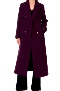 Kobieta AGGI Płaszcze>Plaszcz Colette Plum Wine