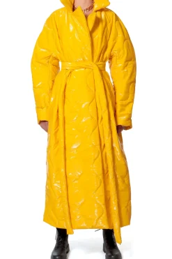Kobieta AGGI Płaszcze>Plaszcz Harlow Super Yellow