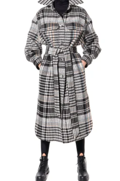 Kobieta AGGI Płaszcze>Plaszcz Mila Winter Sky