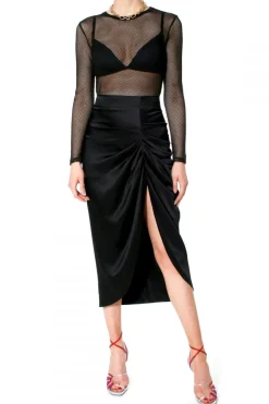 Kobieta AGGI Spódnice>Spodnica Katy Glossy Black