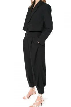 Kobieta AGGI Garnitury>Spodnie Bianca Neutral Black