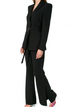 Kobieta AGGI Garnitury>Spodnie Camilla Neutral Black