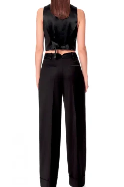 Kobieta AGGI Garnitury>Spodnie Frankie Fashion Black