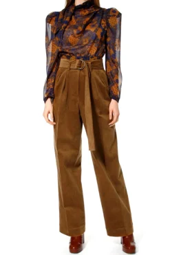 Kobieta AGGI Spodnie>Spodnie Janice Toffee