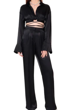 Kobieta AGGI Garnitury>Spodnie Jessie Glossy Black