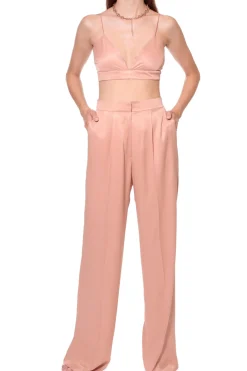 Kobieta AGGI Garnitury>Spodnie Jessie Satin Interface Tan