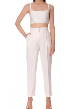 Kobieta AGGI Garnitury>Spodnie Kelly Aesthetic White