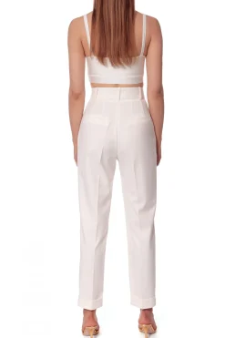 Kobieta AGGI Garnitury>Spodnie Kelly Aesthetic White