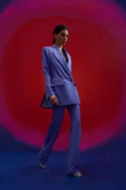 Kobieta AGGI Garnitury>Spodnie Kyle Purple Opulence