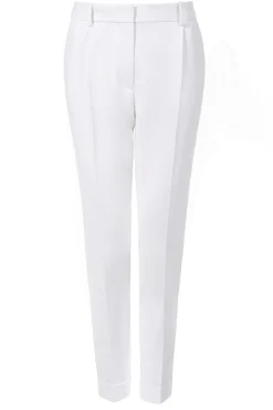 Kobieta AGGI Garnitury>Spodnie Zita Mankiet Bialy Mleczny