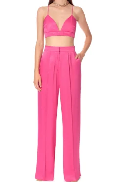 Kobieta AGGI Garnitury>Stanik Asha Satin Barbie Pink