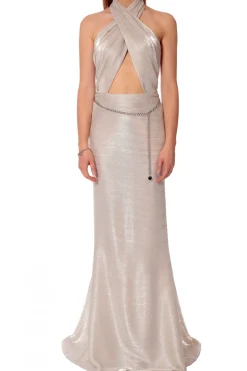 Kobieta AGGI Sukienki>Sukienka Aurora Pearl Silver