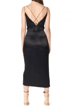 Kobieta AGGI Sukienki>Sukienka Ava Glossy Black