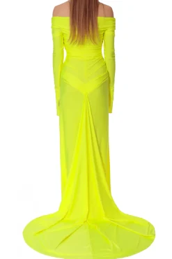 Kobieta AGGI Sukienki>Sukienka Cameron Laser Yellow