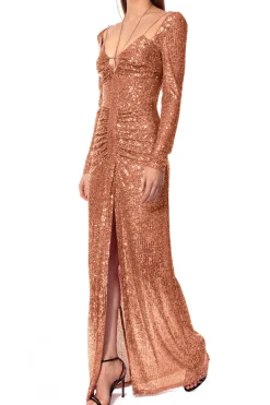 Kobieta AGGI Sukienki>Sukienka Dianna Apricot Brandy