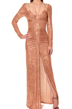 Kobieta AGGI Sukienki>Sukienka Dianna Apricot Brandy