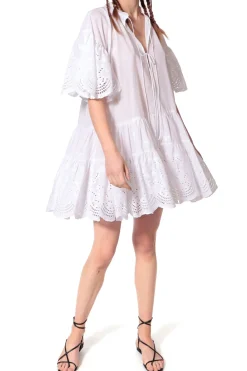 Kobieta AGGI Sukienki>Sukienka Tenneisha Bialy