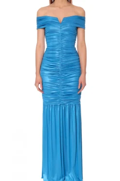 Kobieta AGGI Sukienki>Suknia Elizabeth Blue Aster