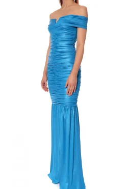 Kobieta AGGI Sukienki>Suknia Elizabeth Blue Aster