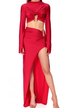 Kobieta AGGI Bluzki Koszule>Top Ida Shy Cherry