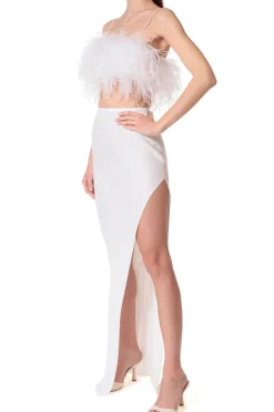 Kobieta AGGI Bluzki Koszule>Top Love White Smoke