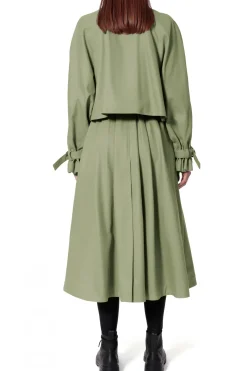 Kobieta AGGI Płaszcze>Trencz Rosemary Sage Green